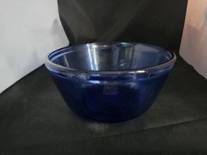 Vintage Anchor Overware Cobalt Blue 1.5 Quart Mixing Bowl - Picture 1 of 12