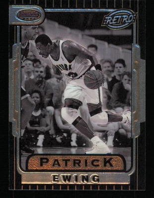 Bowman's Best #TB11 1996-97 Patrick Ewing Salón de la fama Baloncesto Knicks Casi nuevo-como nuevo Foto 1 de 3