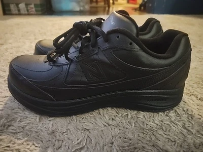 New Balance 577 黑色步行 DSL-2 舒适鞋 WW577BK 女式 7.5 码全新 — 第 1/4 张图片