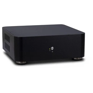 INTER-TECH ITX A60 Black ITX with 60 W PSU 2 x Openings for WLAN Antenna 2 x USB - Afbeelding 1 van 9