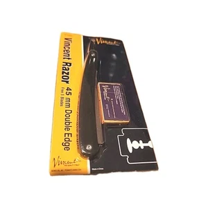 Vincent Professional 45mm Double Edge Full Metal Straight Razor  free 5 blades - Picture 1 of 3