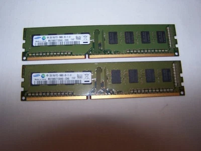 Samsung 4GB (2x2GB) 1Rx8 PC3-10600U DDR2 DESKTOP MEMORY M378B5773DH0-CH9 - Image 1 of 3