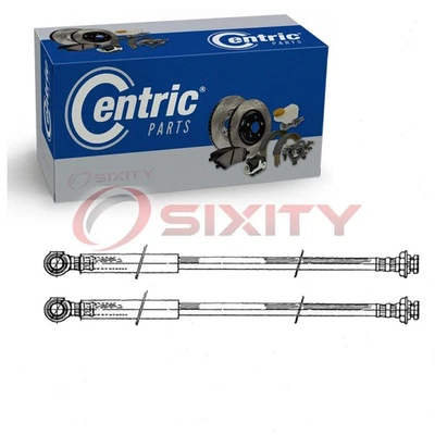 Mangueiras hidráulicas de freio dianteiro central 2 peças para 1979-1983 Chevrolet Malibu VZ - Imagem 1 de 4