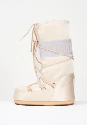 MOON BOOT Stivali e Anfibi Donna Beige Stivali da neve Stivali da neve ICON Autu - Imagen 1 de 4