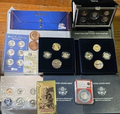 Big Lot Of Coins - Slabs - Gold - Silver -  Copper - Image 1 of 4