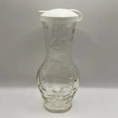 De colección GOOD SEASONS Aderezo para Ensaladas Cruet Botella Diseño Vid Tapa Blanca Foto 1 de 4