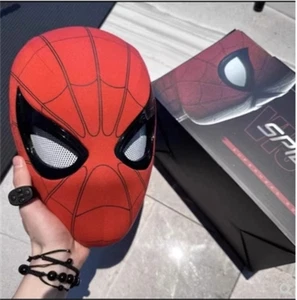 Spider-Man Peter Parker Cosplay Helmet Electric Mask Remote Control Eyes Blink - Picture 1 of 7