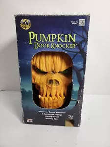 Ist-Zustand - Geist Halloween Kürbis Türklopfer Requisite für Teile oder Reparatur LESEN!!! - Bild 1 von 15