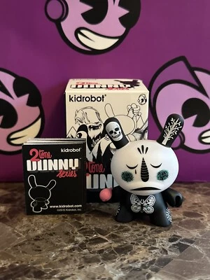 Kidrobot Dunny 3” 2Tone Series Ryan Bubnis Life, Death & Rebirth w/ Box & Card! - Image 1 of 2