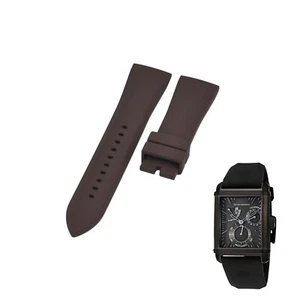 AR4237 24mm Brown Rubber Strap For Emporio Armani - Picture 1 of 7