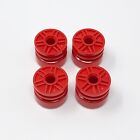 55981 LEGO Parts Wheel 18x14mm w/ Pin Hole RED (4)