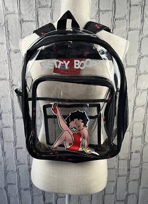 Betty Boop Women Clear Backpack PVC  Perfect For Every Day Use  - Image 1 of 4