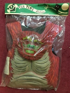 Costume gorilla vintage Halloween anni 60 Fun Time Austin Art Studios - mai usato  - Foto 1 di 1