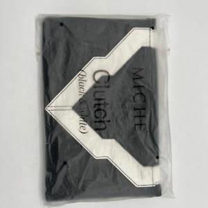 MICHE Black & White Clutch Bag with Chain Strap Convertible - Bild 1 von 6