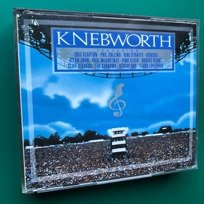 KNEBWORTH Pop Rock 2x CD Status Quo Pink Floyd Genesis Robert Plant Dire Straits - Image 1 of 4