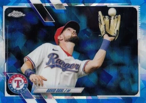 DAVID DAHL TOPPS CHROME UPDATE SAPPHIRE BASE YANKEES RANGERS #US-193 2021 21 - Picture 1 of 1