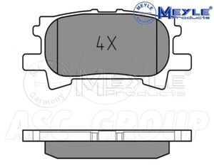 Meyle Brake Pad Set, Rear Axle With anti-squeak plate 025 239 6715 - Picture 1 of 1