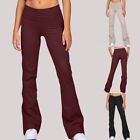 Women Bootcut Yoga Pants Flare Wide Leg Trousers Workout Casual Fitness Running