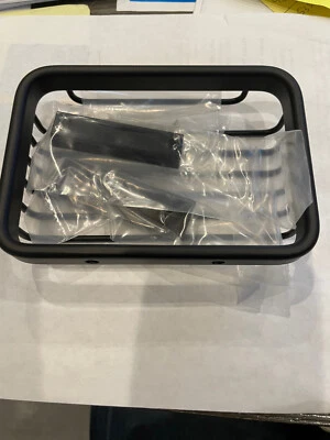 全新 - Ginger 550 G/MB 酒店经营者 壁挂式 淋浴 化妆品 篮子 哑光 黑色 — 第 1/2 张图片