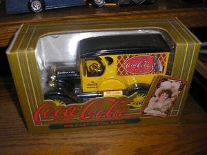 Vintage 1993 Ertl Coca Cola Coke 1923 Chevy Delivery Van Bank w/ Key Free SHIP - Picture 1 of 3