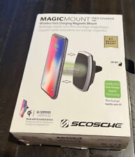 SCOSCHE Magic Mount Pro Charge Vent Wireless Fast Charging Magnetic Mount 