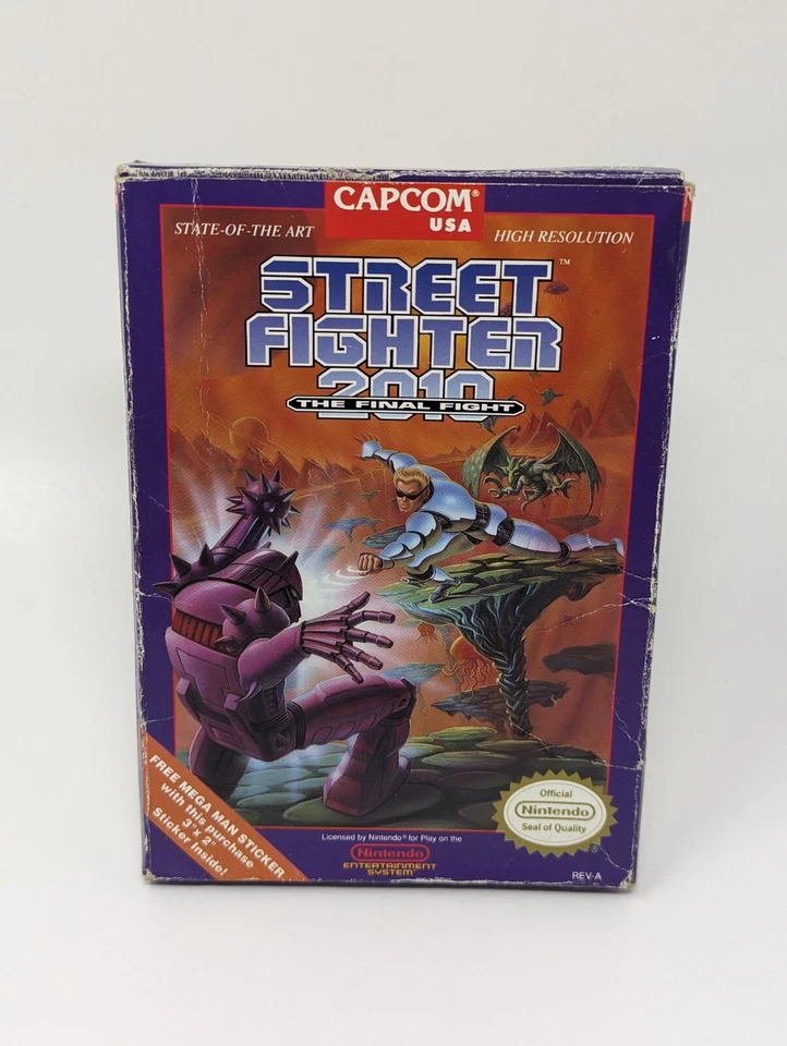 Street Fighter 2010: The Final Fight (Nintendo, NES) -Box-No Manual - Image 1 of 4