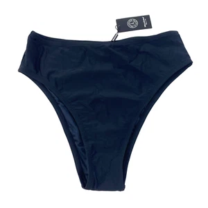 Relleciga Womens Swimwear Size M Bikini Bottom Black - Picture 1 of 8
