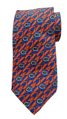 Eagles Wings Florida Gators Silk Tie Orange Blue Green  - Image 1 of 2