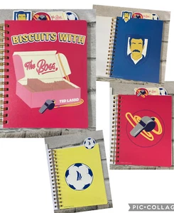 Ted Lasso Biscuits With The Boss 4 Tab Journal Notebook 96 Sheets - Picture 1 of 11