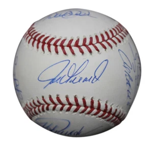 2009 New York Yankees Team Signed World Series Baseball 9 Sigs Steiner 33935 - Picture 1 of 6