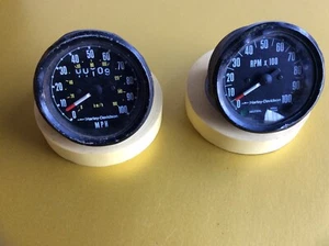 Harley Davidson Speedometer and Rev Counter by Vegila Italy - Picture 1 of 6