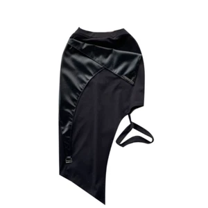 Lady Irregular Bodycon Skirt Faux Leather Midi Sexy Split Punk Dance Club Skirt - Picture 1 of 10