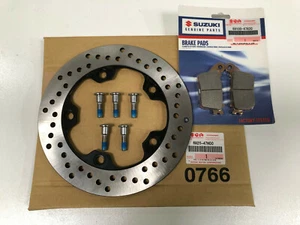 original Bremsscheibe Bremse hinten + Bremsbeläge + Schrauben Suzuki GSXR 1000 - Picture 1 of 2