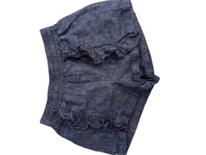 Tea Linen Ruffle Shorts - Picture 1 of 3