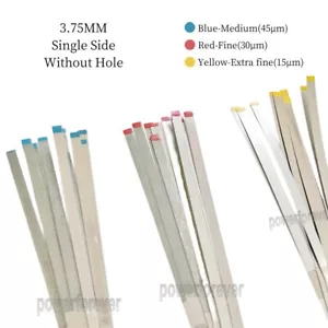 3 Größen Zahn einseitig Diamant Polieren Finishing Streifen Metall Polieren Sand - Bild 1 von 7
