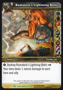 World of Warcraft TCG Ramstein's Lightning Bolts - Through the Dark Portal 267/3 - Picture 1 of 2