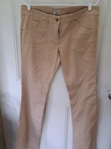 NORDSTROM RACK BCB GENERATION Sz 12 WIDE LEG FLARE KHAKI BOHEMIAN - Picture 1 of 12