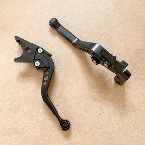Brake Clutch Levers For Kawasaki Z650 Z900 2017-2022 Adjustable Short Black - Picture 1 of 4