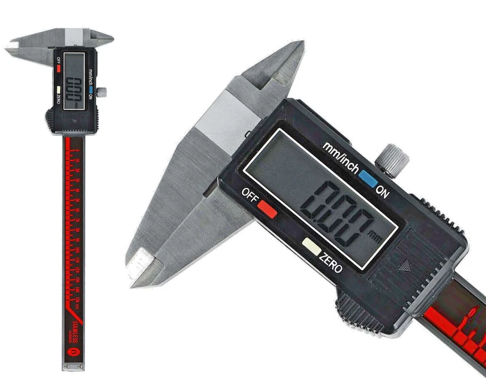 Digitaler Messschieber Messlehre Schieblehre 0-150mm LCD Display aus Edelstahl - Bild 1 von 3