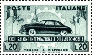 REPUBBLICA 1951 - 33º salone dell'automobile a Torino (MNH**) - Picture 1 of 1