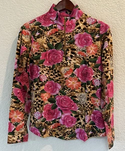 IBKUL Damen-Pullover Jovanna-Druck mit langärmeligem Reißverschluss und Ausschnitt 10183 Neu 2022 - Bild 1 von 8