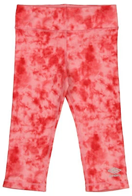 Leggings capri de rendimiento reversibles Umbro para niñas jóvenes (4-14), opciones de color Foto 1 de 2