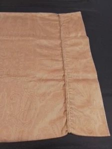 Ralph Lauren Doncaster Standard Pillowcase Camel Brown Paisley Classic Cotton - Picture 1 of 9