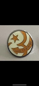 Girlguiding Guide Challenge Pin Badge - Orange - Picture 1 of 1