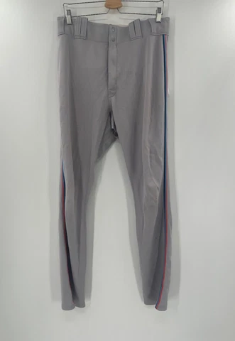 #66 MINOR LEAGUE MIAMI MARLINS GREY MAJESTIC (GAME USED) PANTS Cover