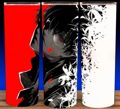 Tokyo Ghoul Kaneki Rojo y Blanco Anime Manga Taza Vaso 20oz Foto 1 de 3