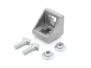 Angolo 45 tipo B scanalatura 10 con kit di fissaggio - Foto 1 di 2