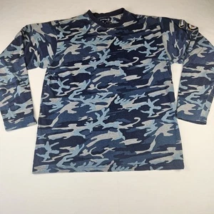 Lambretta Camoufla T-Shirt 100% Cotton Long Sleeve Arm Patch Size XL Mens 634 - Picture 1 of 11