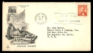 Mayfairstamps Canada FDC 1952 Mackenzie First Day Cover aau_66103 - Picture 1 of 2