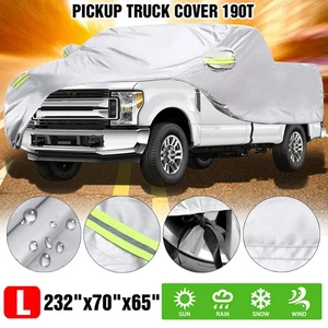 Waterproof Pickup Truck Car Cover 232" UV For GMC Sierra 1500 Crew Cab 5.8FT - Picture 1 of 7
